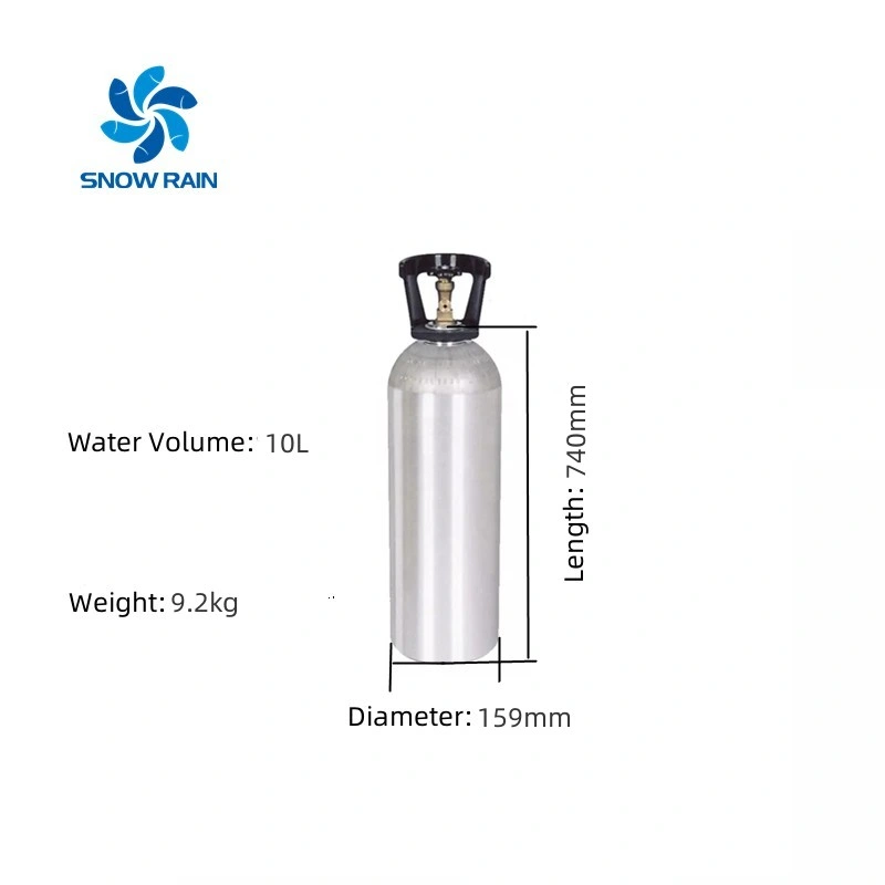 Manufacturer Direct Sale High Pressure Seamless Aluminum Gas Cylinder 6kg