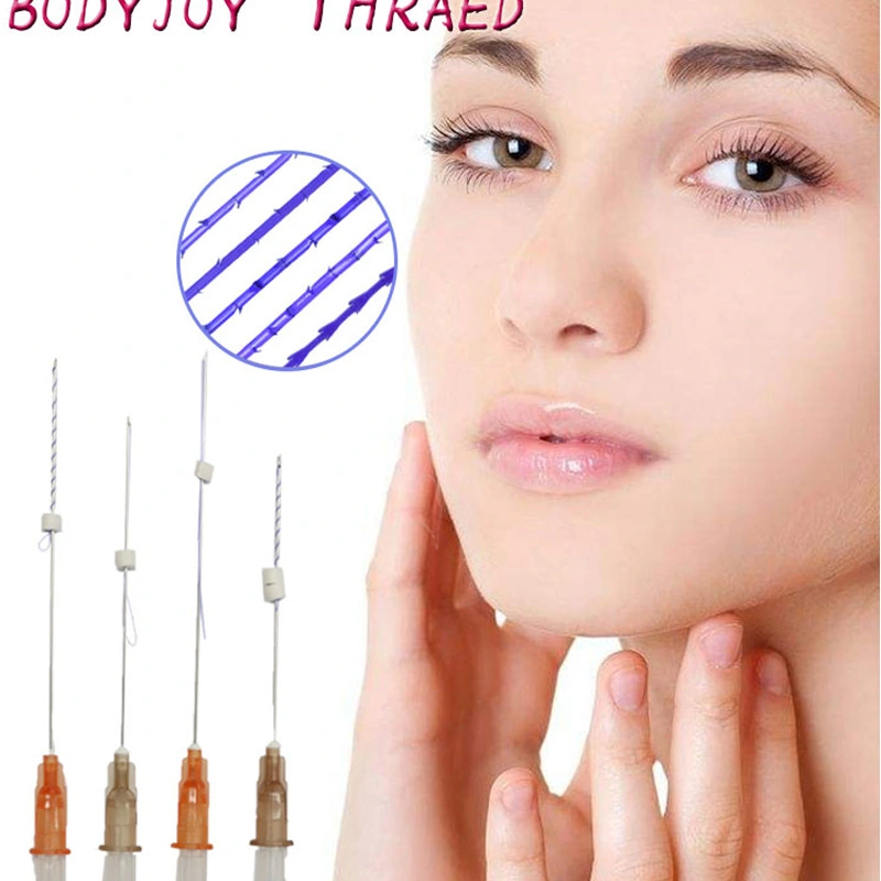 Medical Pdo Mono Threads Sharp Needle Face Lifting for Facial Beauty