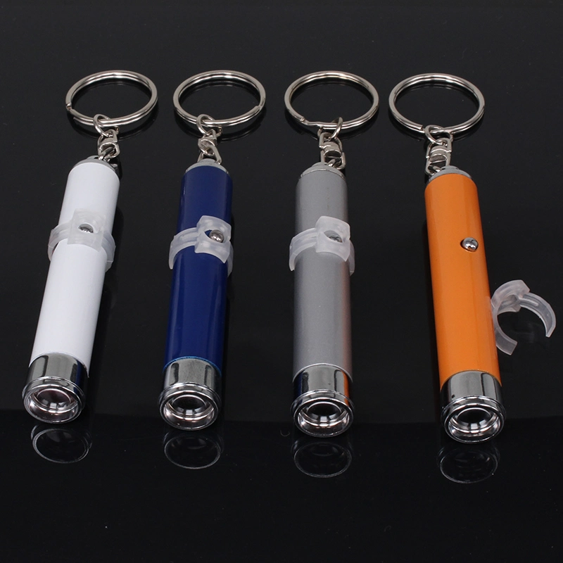 Personalized Design LED Torch Projector Logo Kids Toys LED Key Chain