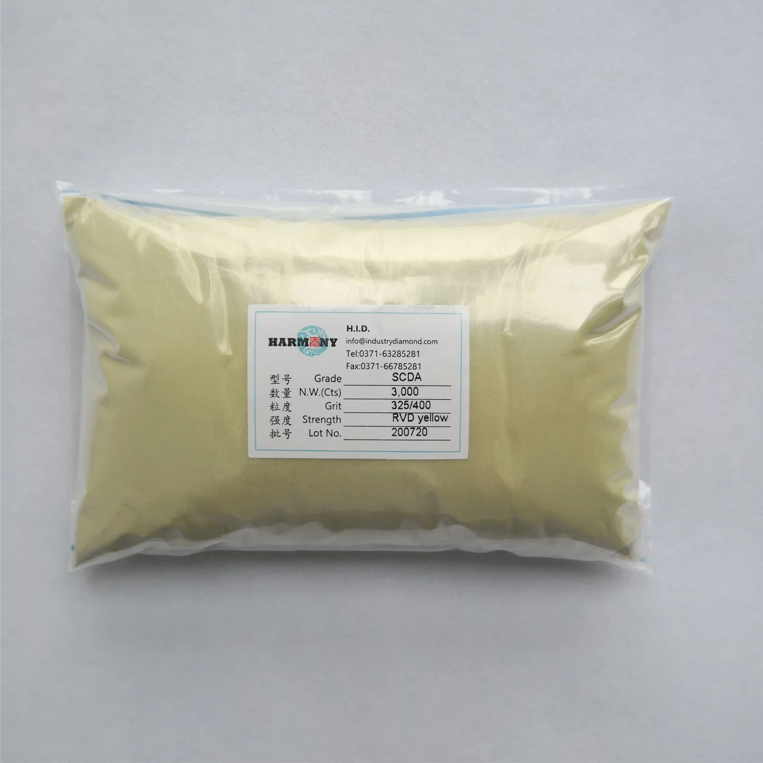 Rvd Green & Yellow Synthetic Diamond Powder for Diamond Cutting Tool