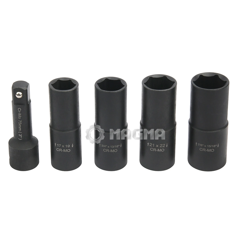 5 PCS 1/2" Drive Double Ended Wheel Nut Socket Set (MG51075)