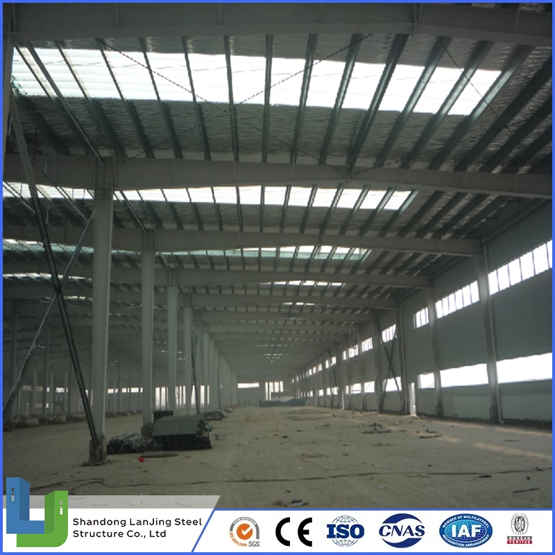 Prefabricated Metallic Sheds Steel Structure Warehouse Workshop Hangar Garage Industrial Buildings with H Section Frame