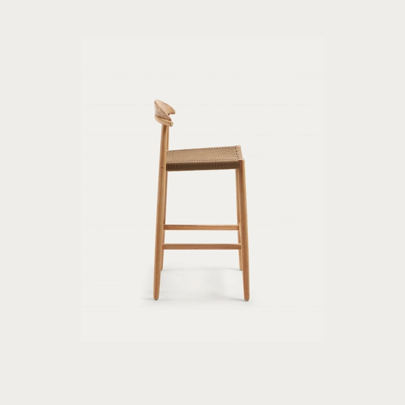 Modern Furniture Bar Chair Teak Wood Rattan Wicker Outdoor Furniture