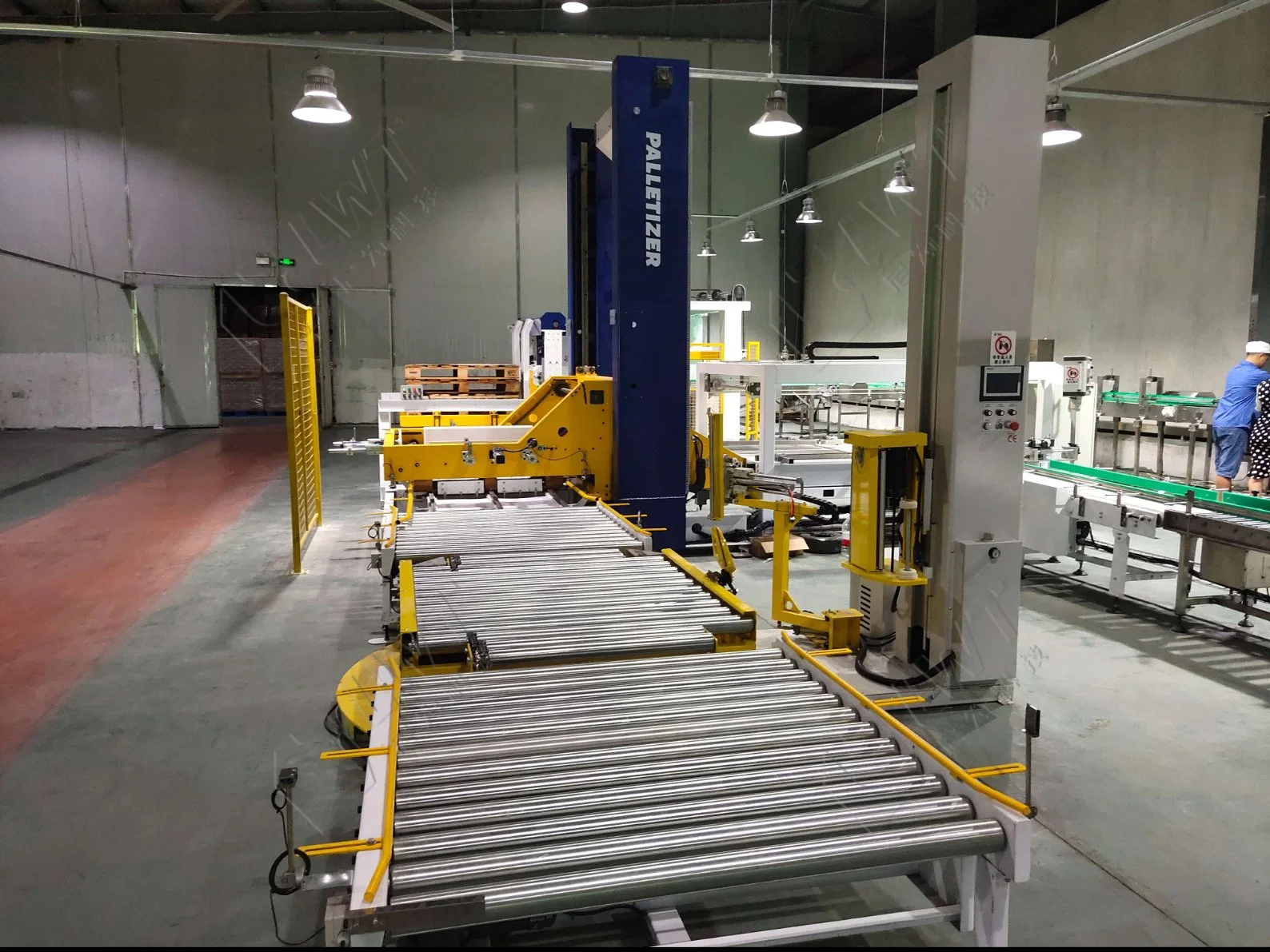 Automatic Heavy Bag Packing and Palletizing Machine