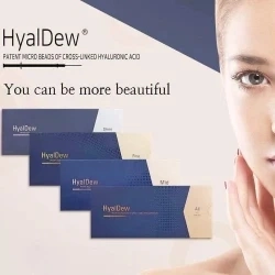 Hyaldew Shin Fine MID All 1ml Injectable Cross Linked Hyaluronic Acid Dermal Filler Medical Grade Ha Dermal Filler Hyaldew Ha Filler