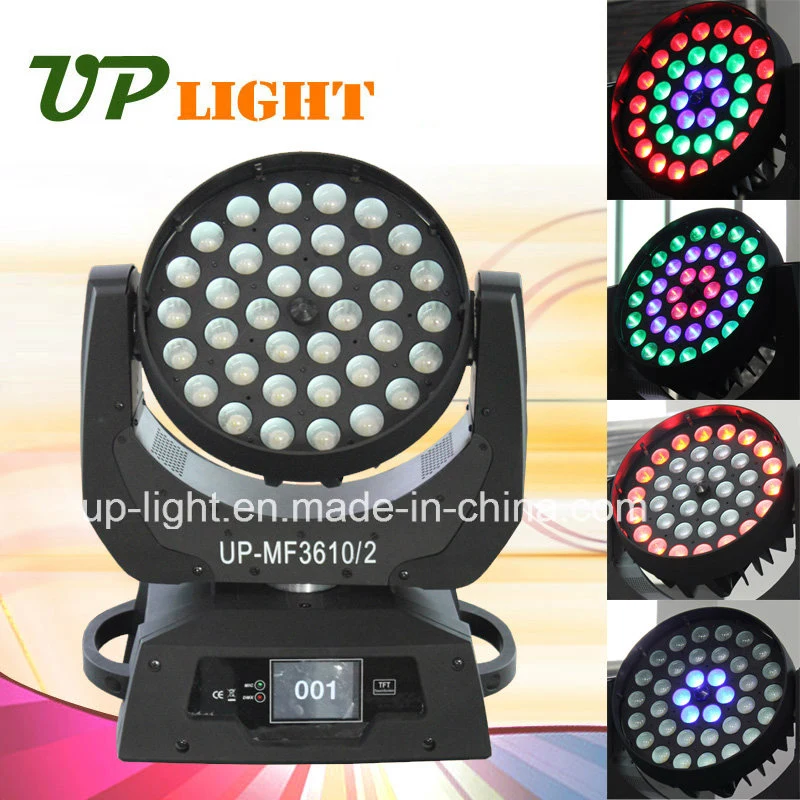 36PCS*10W 4in1 Aura Zoom LED Wash Moving Head