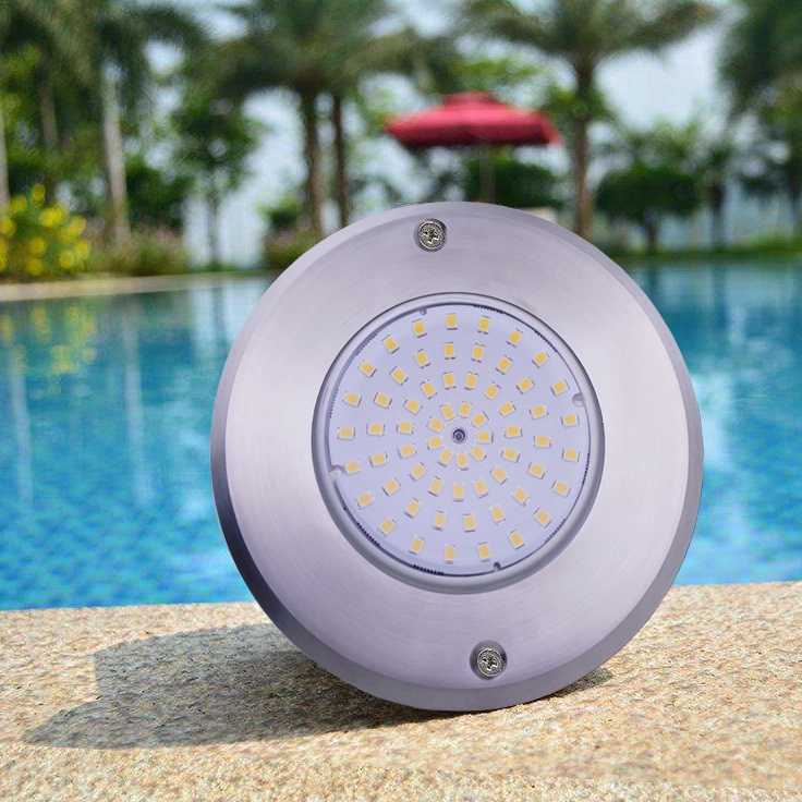 Luces de LED IP68, piscina de natación de la luz subacuática más apartadas con AC/DC 12V DE LA LUZ DE RGB LED de luz LED Sumergible resistente al agua para piscina enterrada