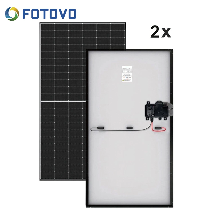 Fotovo MPPT AC Module 400 Watts Mono Photovoltaic Solar Panels Energy with Hoymilles Microinverter 400W Mini Solar System Home Use PV Products