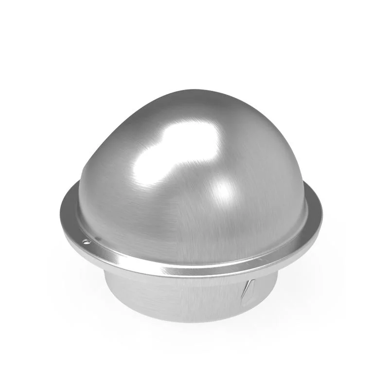 Stainless Steel Wall Air Vent Grille Exterior Round Ducting Ventilation Grilles Hood Vent Cap