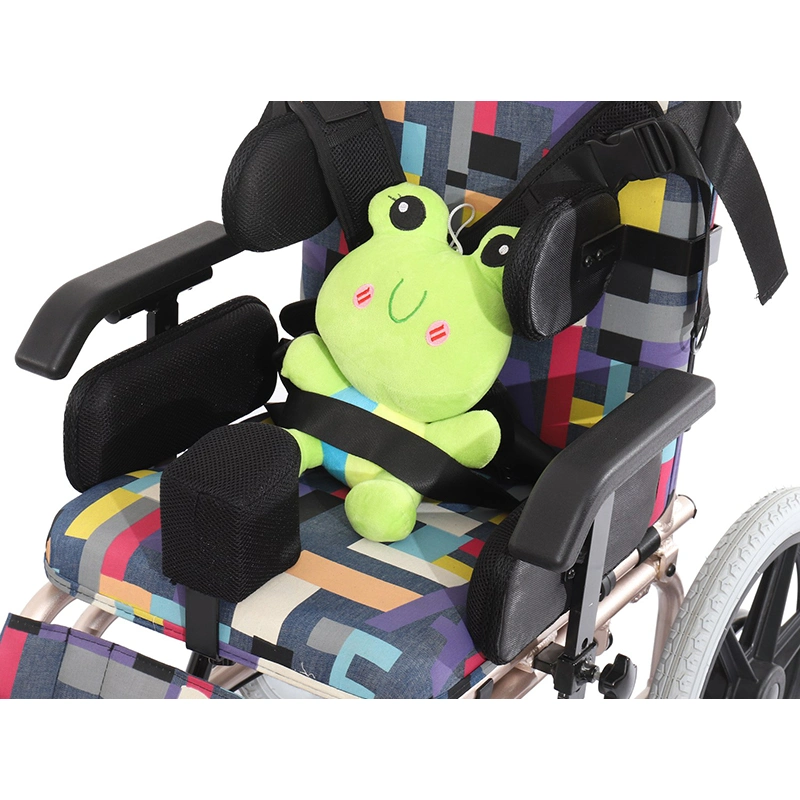 Healthcare Disabled Reclining Tilting Seat Wheelchair for Cerebral Palsy Children