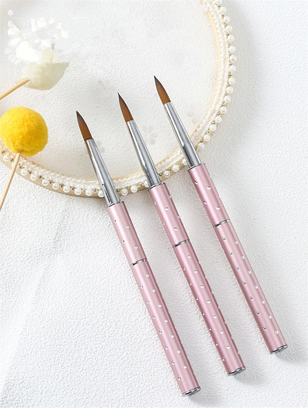 Detachable Nail Crystal Pen with Metal Rod