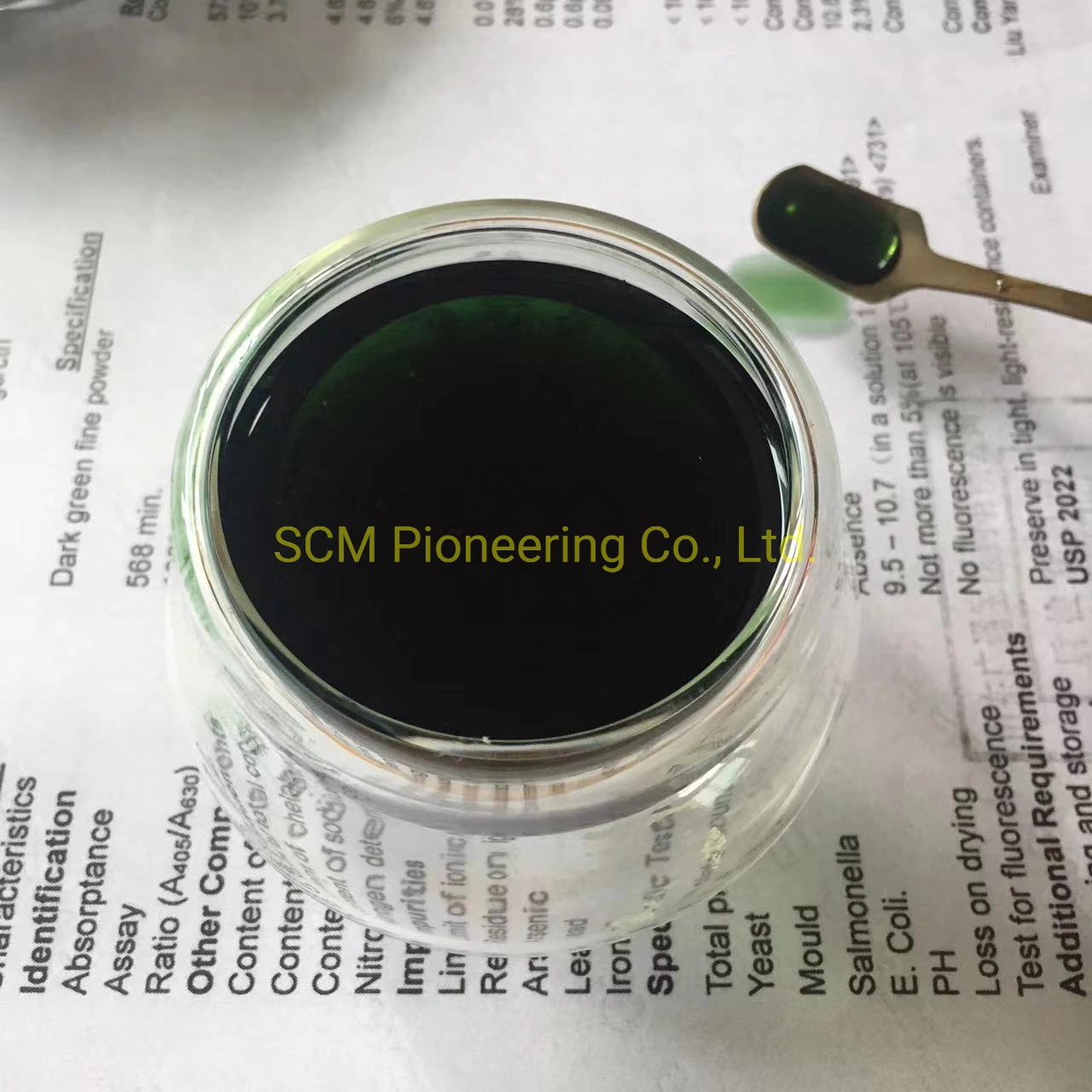 Colorant cuivre-sodium Chlorophylline poudre E141