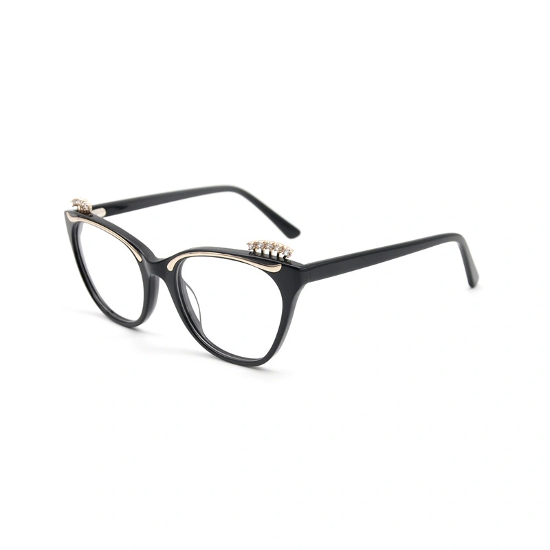 2023 Fashion Glasses Tr90 Optical Glasses Women Eyewear Cat Eye Frames