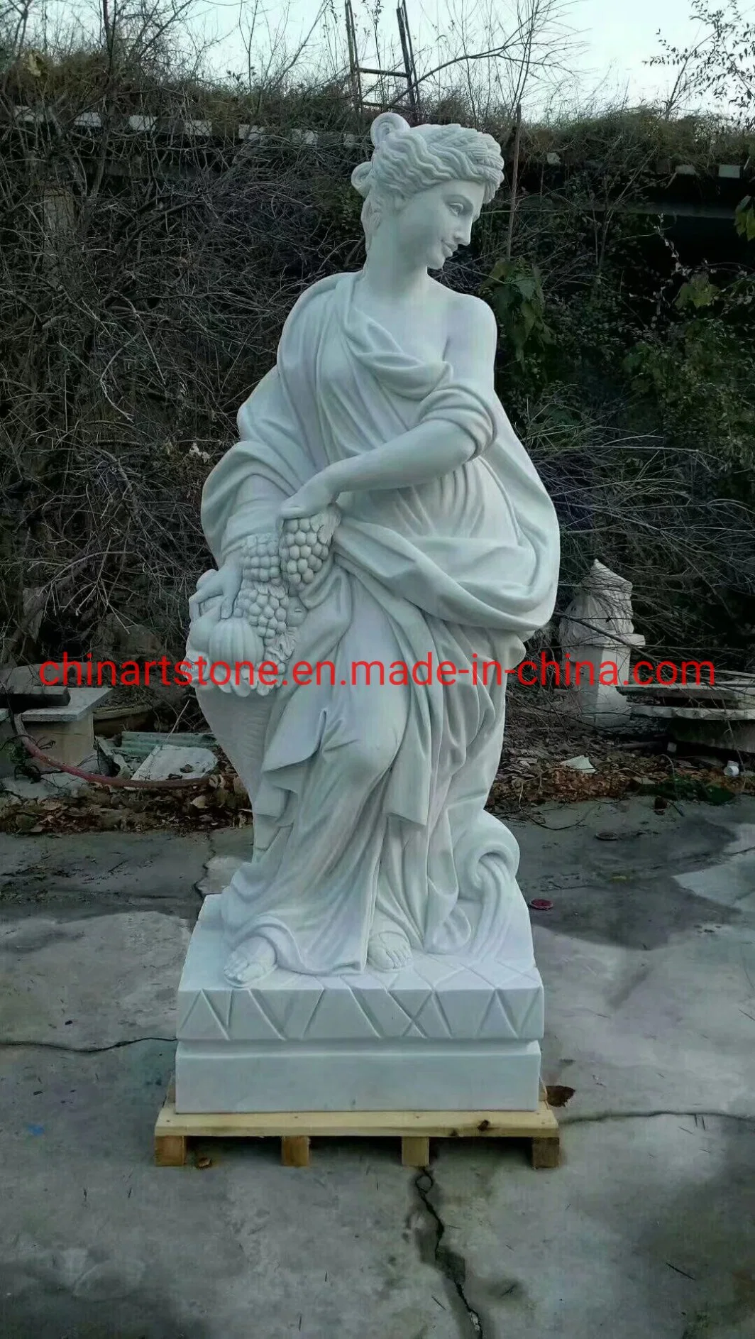 White Marble Statue Carving People Product