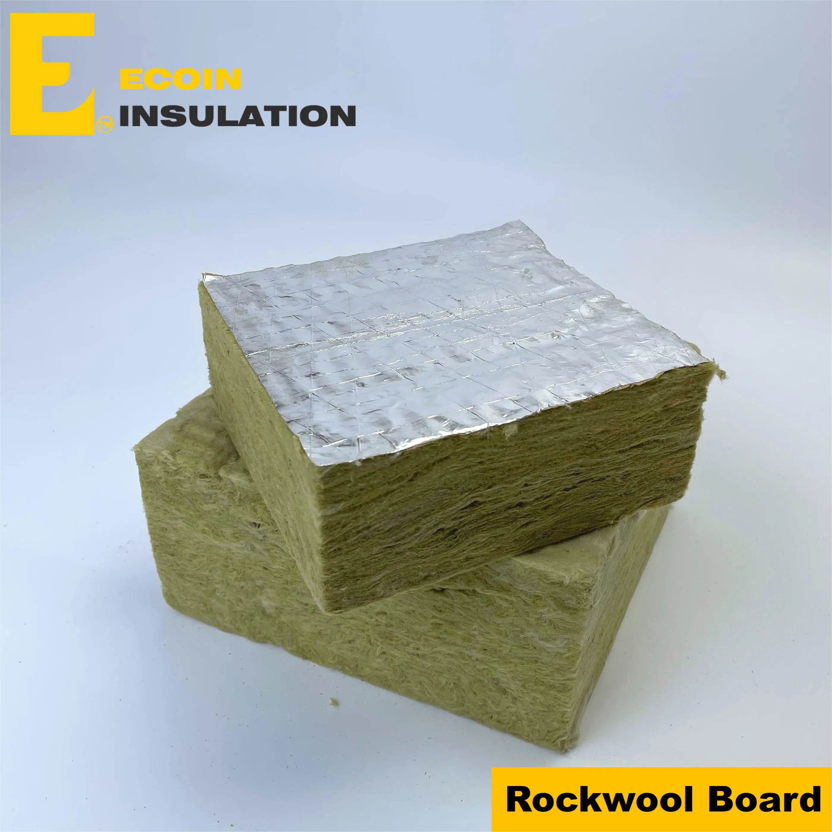 Acoustic Floor Insulation Supplier Sound Absorption Wall Panel Stone Wool Heat Seal Stone Wool Insulation Laminating