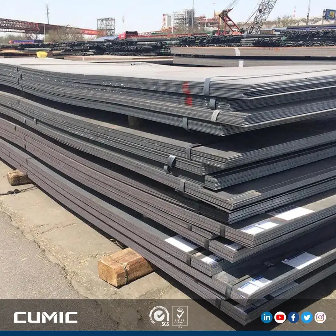 Hot/Cold Rolled Galvanized A514grq, A517grq Carbon Steel Plate for Marine/Offshore Platform