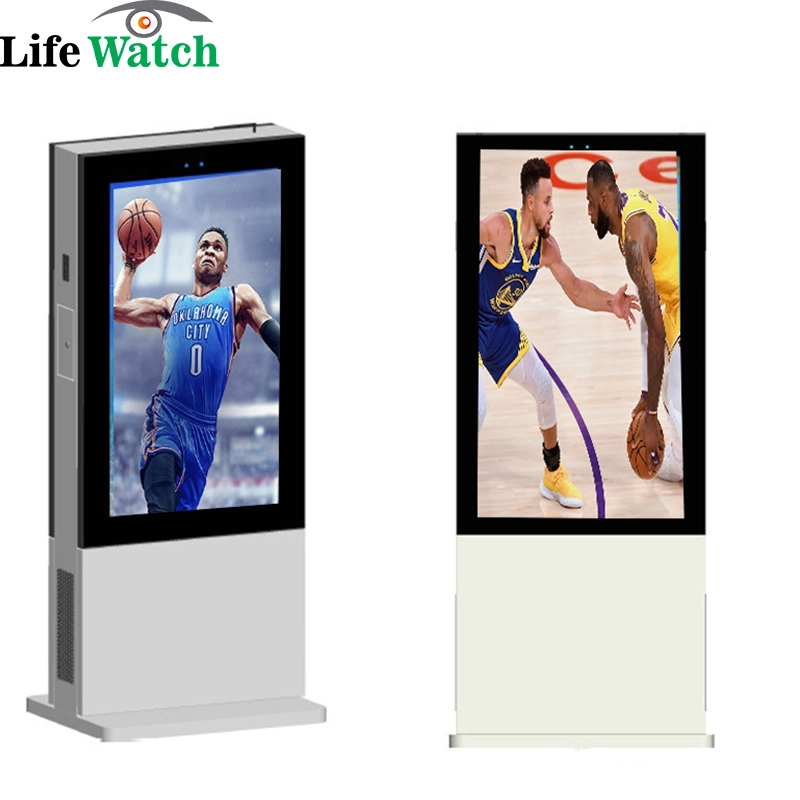 32-Inch Android or Windows System IP55 Waterproof Weatherprrof Built-in Camera Solar Panel IR Pacp Touch Screen Outdoor LCD Interactive Kiosk Display