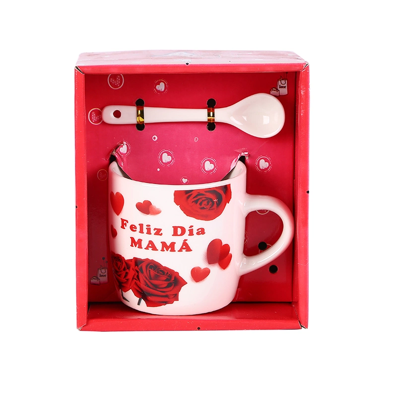 Spanische Keramik-Tasse Kaffee zum Muttertag Becher mit Geschenkbox