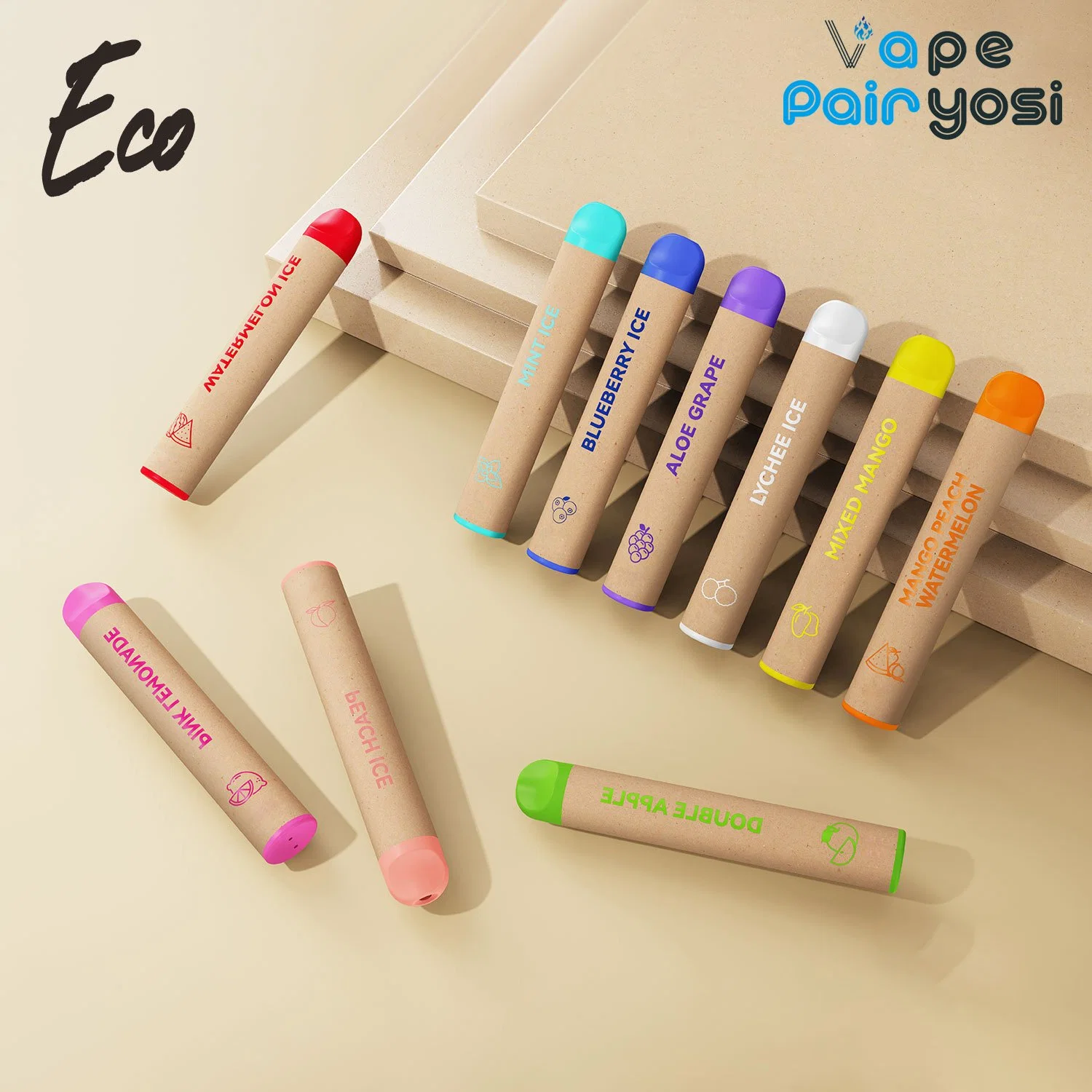 Wholesale/Supplier Custom Eco Revive Peakbar Paper Tube E Hookah Shisha Pen