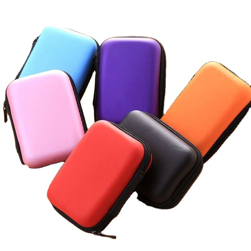 EVA Hard Carrying Case for Portable External Hard Drive Power Bank Charger USB Bag