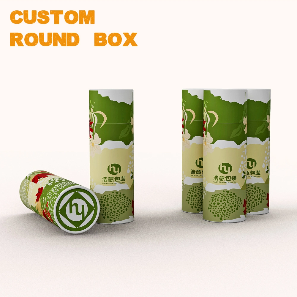 Packaging Boxes for Customized Tea Jar and Mini Perfume Tube Paper Box