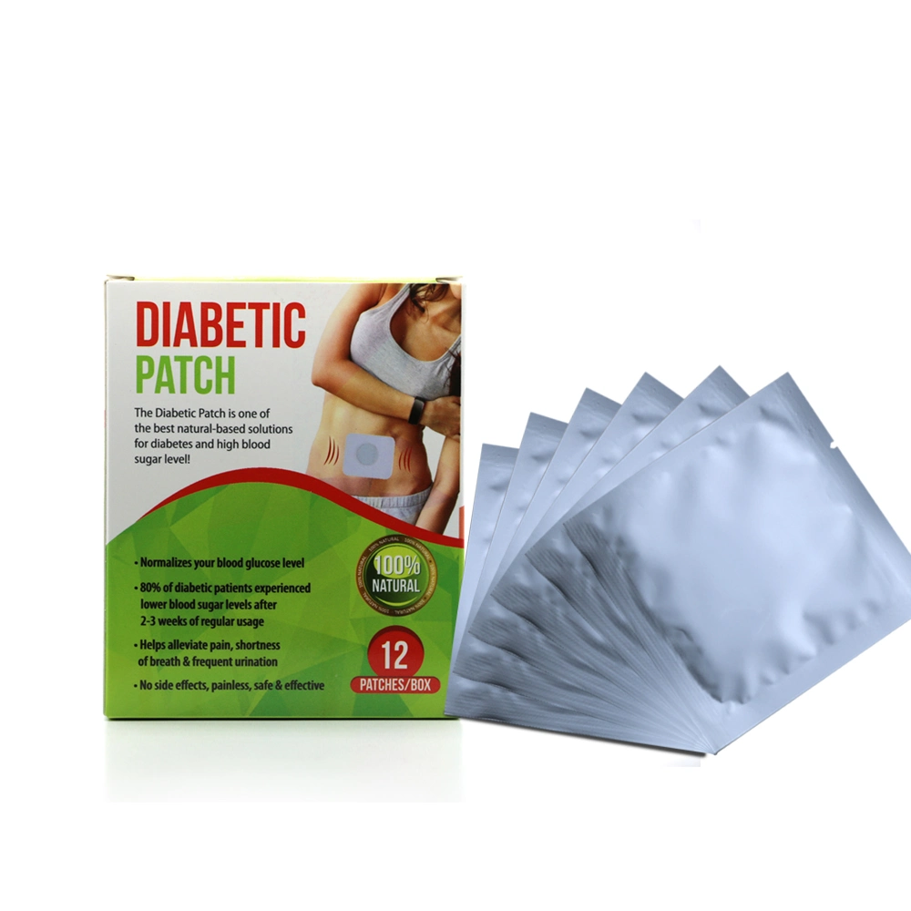 48 piezas=4 Cajas diabético Diabetes glucosa baje el parche yeso