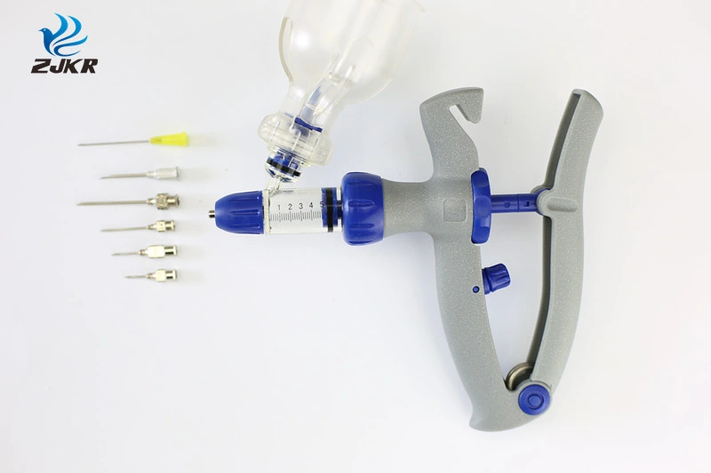 Zjkr Veterinary Automatic Syringe Vaccine Gun Injector