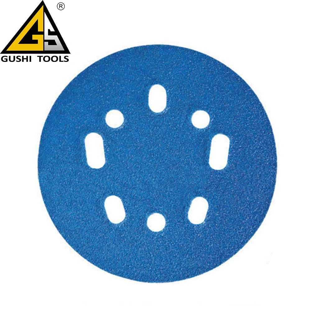 Factory Wholesale/Supplier Abrasive Tools 4"-9" Psa Abrasive Sanding Disc for Wood