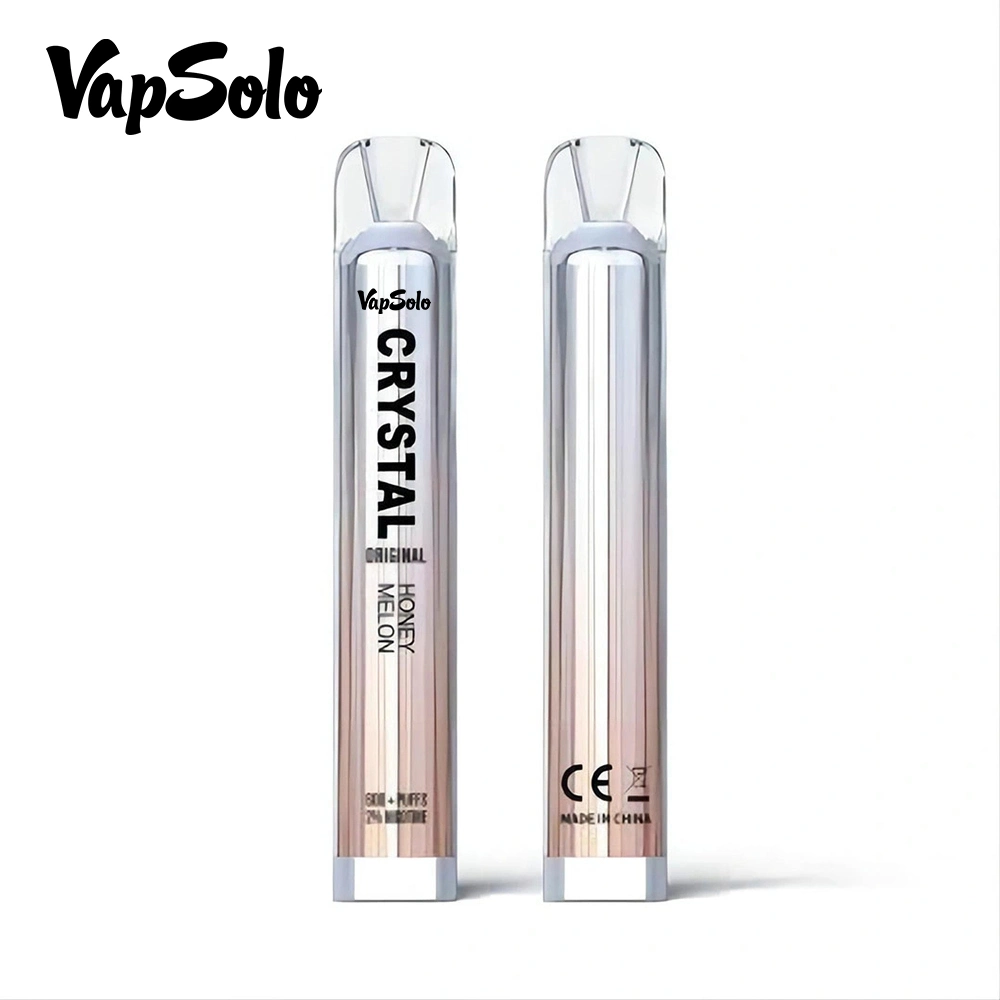 Atacado barato Crystal Vape 600 Puffs descartáveis Vape Fast Delivery Venda a quente na Europa