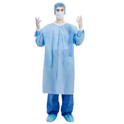 Disposable Hospital Uniform Men and Women Medical Lab Coats