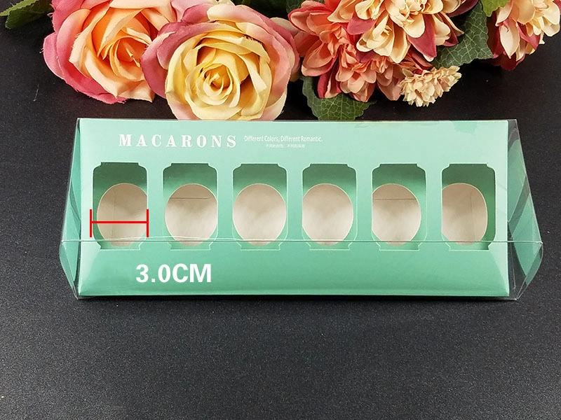 Wholesale/Supplier Macaron Box Plastic Packing Macaron with Low MOQ