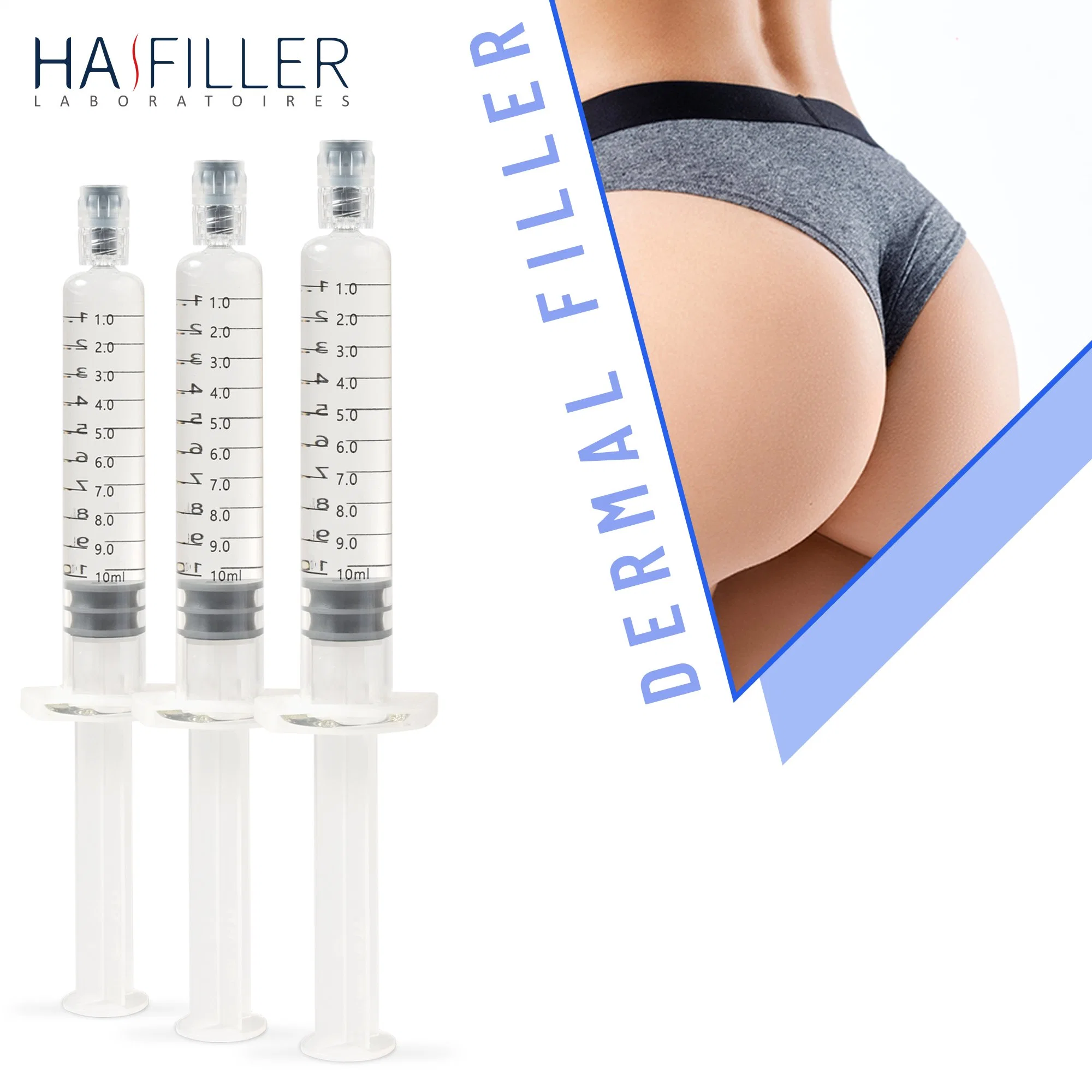 High quality/High cost performance 10ml Injectable Hyaluronic Acid Dermal Filler Breast Buttock Enlargement Dermal Injection