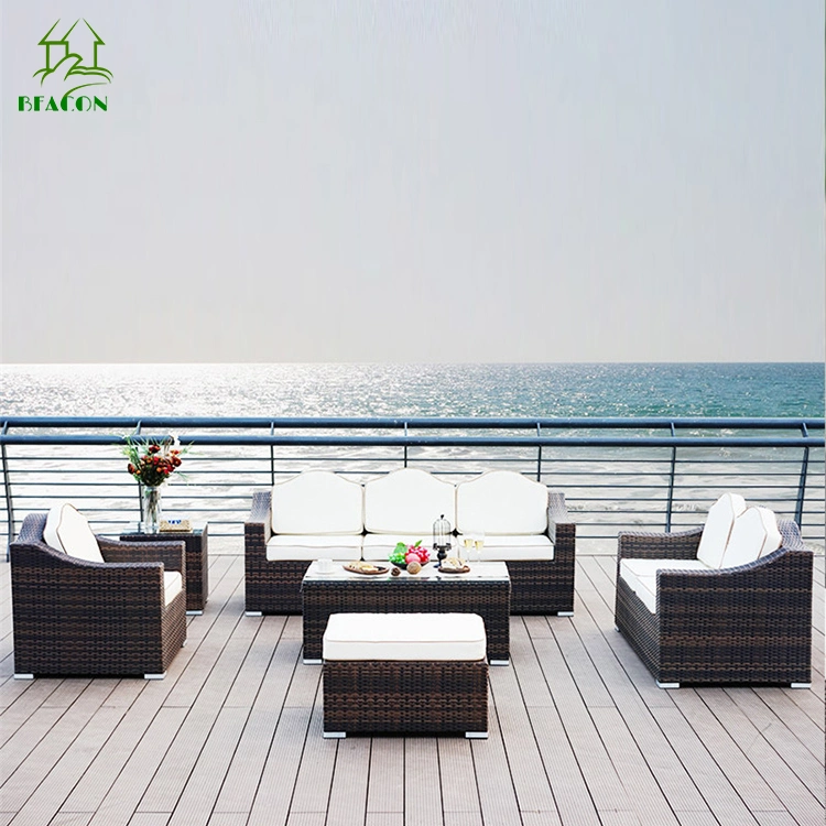 New Leisure Patio Wicker Sofa Outdoor Rattan Home Garden Furniture Set