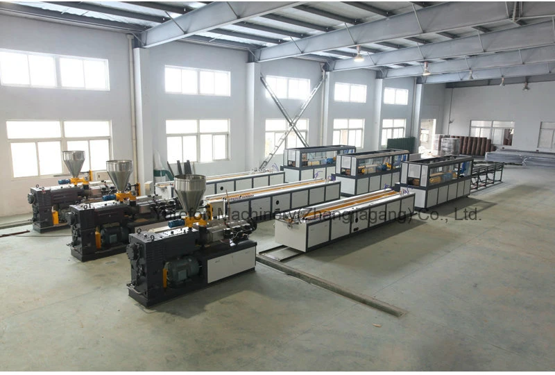 PVC Door Window Sill Extrusion Machine Price/Plastic Profile Panel Production Line