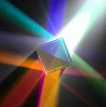 Custom Big Size Crystal Optical Glass or Infrared Material Cube X-Cube Prism
