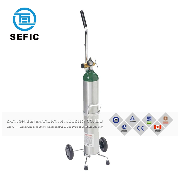 150bar Ambulance Aluminum Medical Oxygen Cylinder