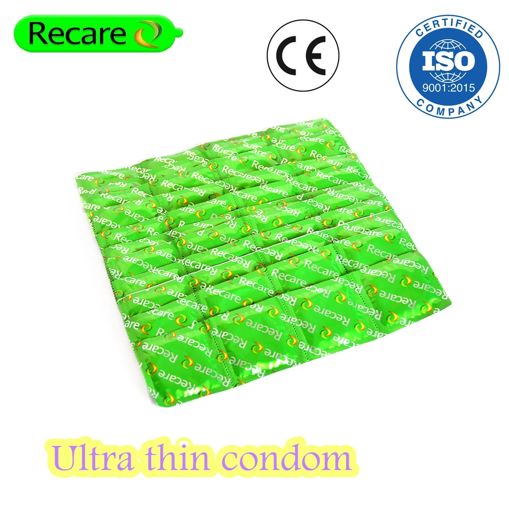 Sex Product Recare Ultra Thin Condom Magnum Sleeve 0ne-Touch Ultra Thin Penis Sleeve Condom