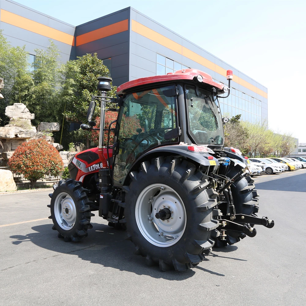 1004 Trator Mundial a venda directa de fábrica mesmo modelo popular de qualidade 100 HP Trator de Rodas do Trator Agrícola Lawn gás/diesel Tratores com 30 anos de vida de serviço