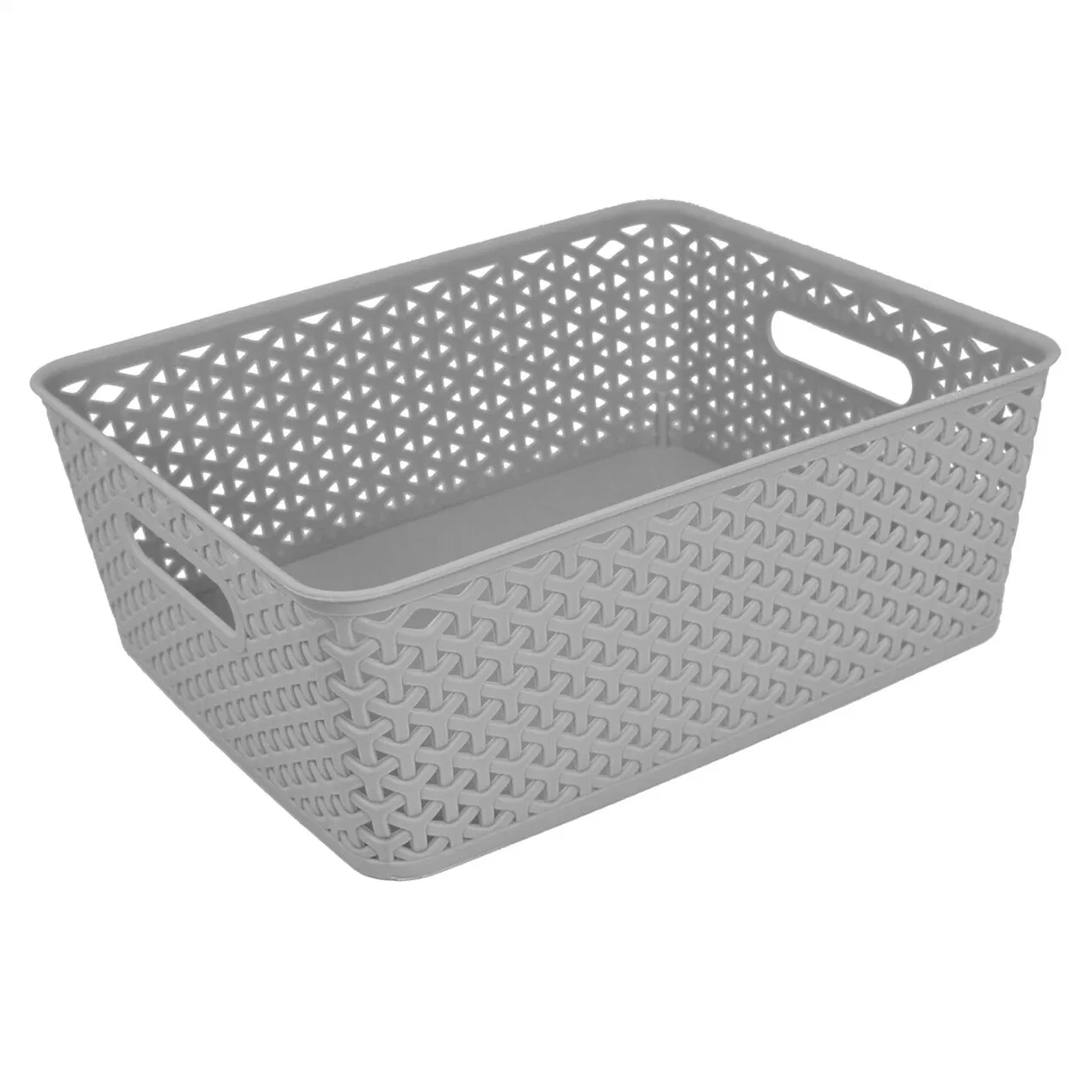 High quality/High cost performance  Multi Sizes Clothes Organizer Plastic Basket for Storage with Handles and Lid