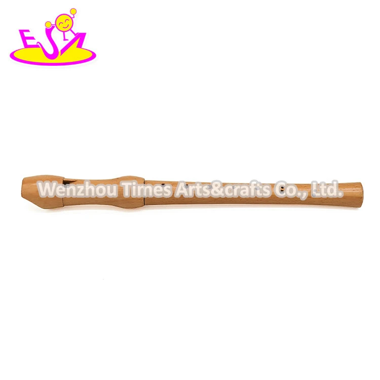 2022 Wholesale/Supplier Educational Wooden Musical Instrument Flute Toy for Kids W07D024