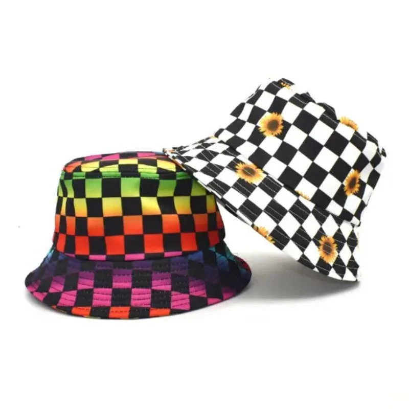 2023 Custom New Fashion Custom All Over Print Bucket Caps Finsheman Bucket Hats