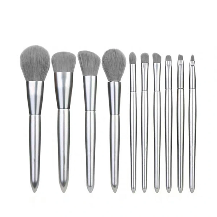 10PCS Healthy Natural Bamboo Charcoal Fibre Makeup Brush Kit Cosmetics Tool