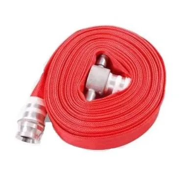 1'x25m or 30m White Rubber Fire Hose with Customized Logo