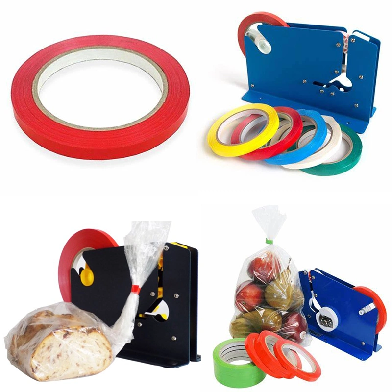 PVC Bag Sealing Tape for Produce Poly Bags Sealing and Bundling