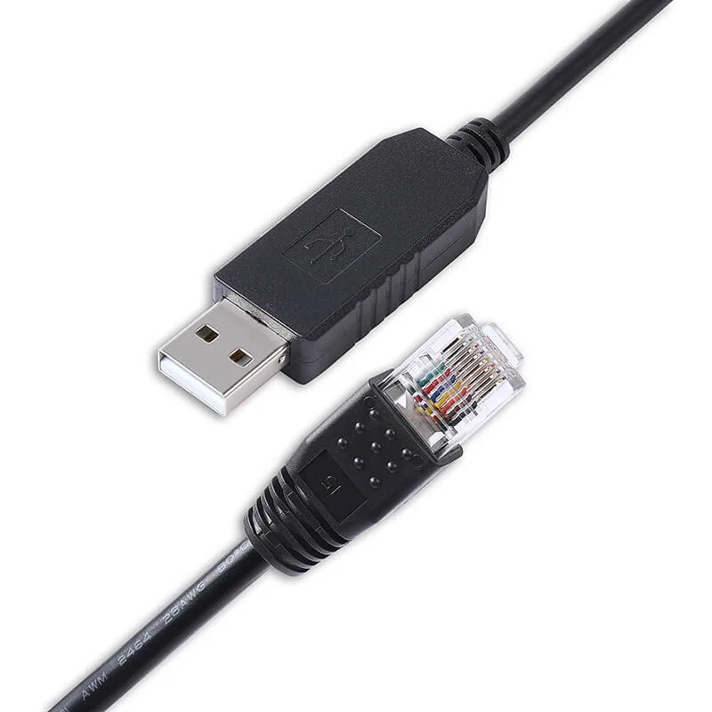 يعمل كبل FT232rl USB إلى RS485 RJ45 على تحسين برمجة دلتا PLC