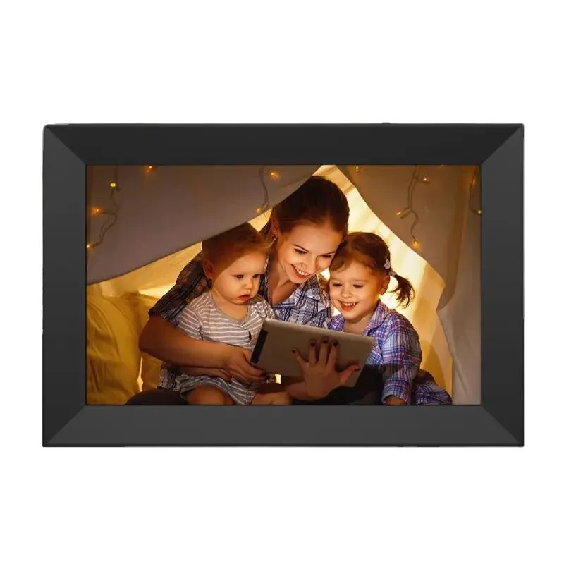 شاشة LCD مقاس 10.1 بوصة مزودة بإطارات الصور الرقمية القابلة للتثبيت على الحائط مزودة بتقنية IPS إطار الصورة الرقمية مع عرض شرائح تلقائي