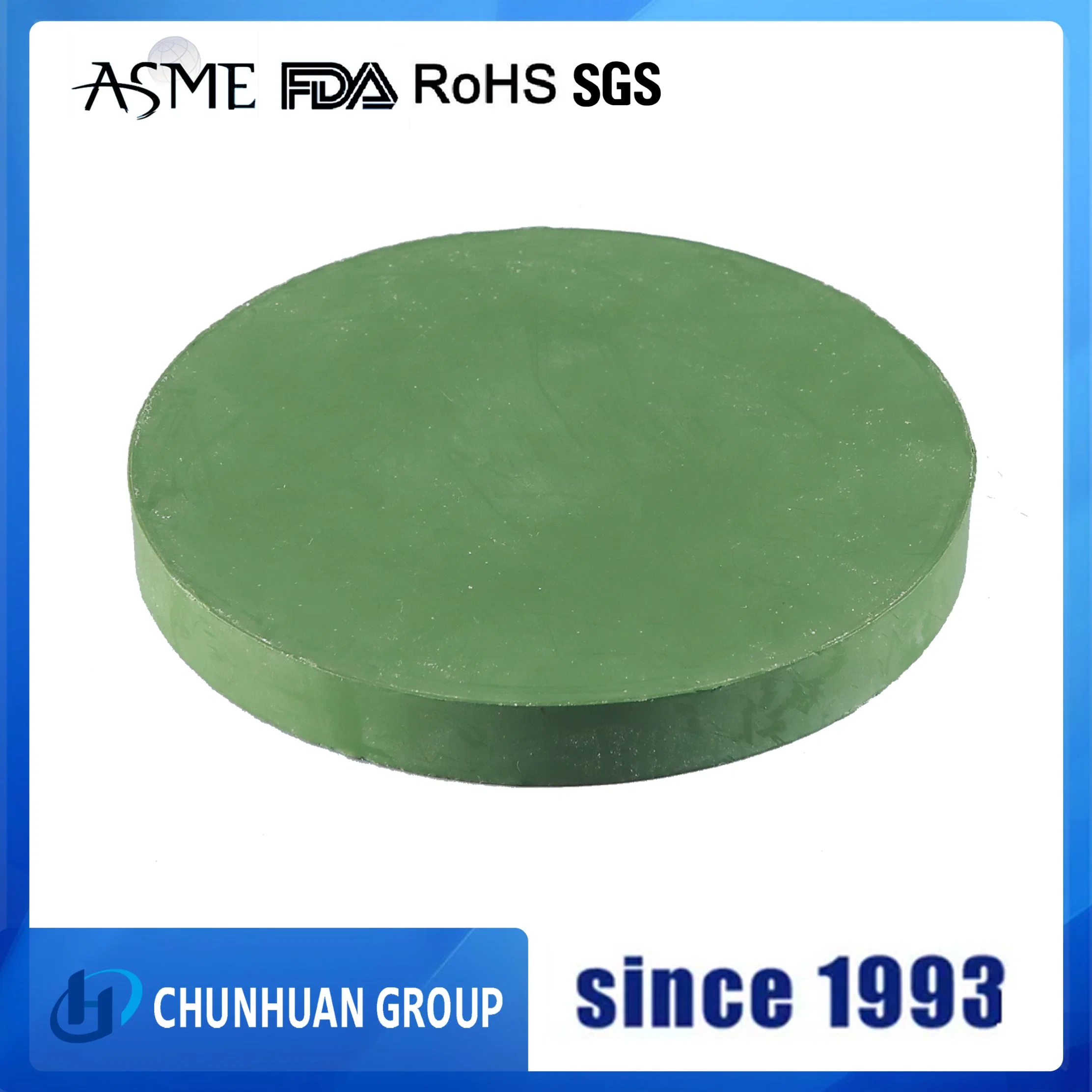 Factory Supplier Offer High Quality Green PTFE Skived Sheet Circle with Good Price