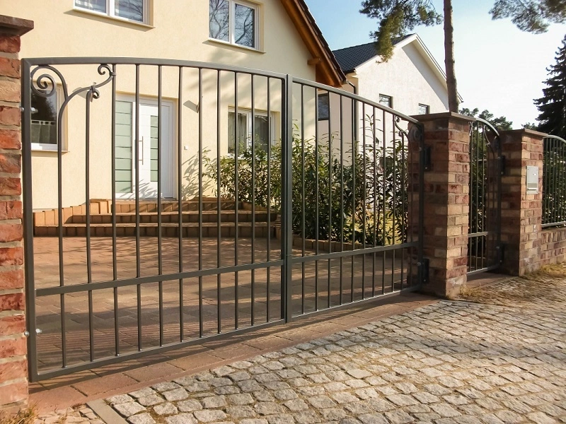 Decorative Power Coated Metal Garden Gate