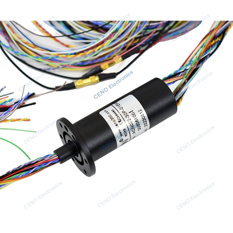 Integrated PLA RS422 HDMI and Ethernet Signal Miniature Capture Slip Rings Collectors