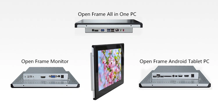 10,1-Zoll-Monitor ohne Frame VGA HDMI-Anschluss, integrierte VESA-Halterung Monitor Montieren